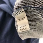 Muk Luks Womens Shacket Utility Shirt Jacket French Terry Snap Button Blue L Size L Photo 3