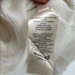 We The Free Free People  Cream Waffle Knit Raw Edge Long Sleeve Top Sz M Photo 7