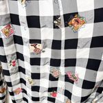 [Vintage] 90s Karen Alexander Black Plaid Wide Leg Scoop Neck Jumpsuit Size 4 Photo 9