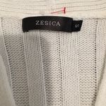 Chic White Cable Knit Cardigan Photo 5