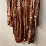 Free People  Boho Rust Multicolor “Eye of the Tiger” Duster Jacket Size XS NWT Photo 13