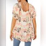 Free People  Callie Button Front Puff Sleeve Printed Tunic Mini Dress - S… Photo 14