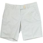 Vineyard Vines A3 Womens Size 4 Khaki Shorts Pink Whale Logo Cotton Blend Photo 0