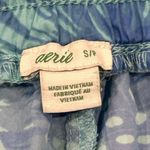 Aerie  Shorts Womens Small Blue Floral Leaves Beach Tropical Summer Stretch Photo 1