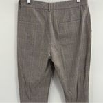 Massimo Dutti  slim chino modal cotton grey check trousers pants size 6 (30) Photo 10