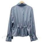 Zyia NWT  Active Drawstrings Lightweight Windbreaker Blue Gray Women’s Medium NEW Photo 6