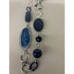 Chico's New Nwt Long jewel stone necklace statement beaded rock unique Photo 1