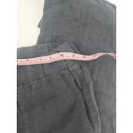 Caslon  Linen Blend Jogger Pants Charcoal Gray Drawstring Waist Size Medium Photo 3