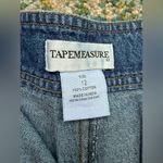 Vintage Y2K Tapemeasure denim jean skort, size 12 Blue Photo 5