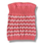 Guess Strapless Knit Top Womens Size M Striped Pink White Y2K Photo 3