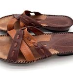Clarks  Artisan Arch Support Leather Comfort Brown Everyday Sandals 10 Photo 0