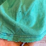Free People Teal cap sleeve v neck shirt distress Photo 7