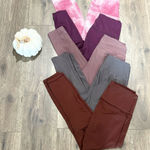 Gap 5 Leggings Mondetta Sam’s Purple Pink Muave Burnt Orange GUC/Work Condition Photo 0