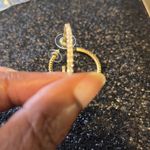 Large diamanté hoops. Gorgeous. New. Photo 5