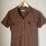 Outerknown  brown button playsuit Photo 5