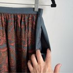 Vintage Anne Crimmins Umi Collections Silk Skirt Paisley Circle 25" Sz 6 Pockets Photo 3