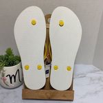 Gap  yellow flip flops size 10 Photo 3