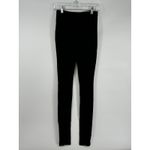 NAOMI X BOSS LEGGINGS IN STRETCH JERSEY WITH ZIP HEMS black size 0 Photo 1