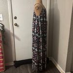 Skies Are Blue  Southwest Maxi Tank Dress S Braided Spaghetti Straps Boho Western Photo 2