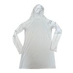 Athleta Essence Tunic Cowl Neck Hoodie Pullover Long Sweater White Athletic M Photo 2