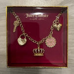 Juicy Couture NWT  Gold Charm Bracelet Crown Brand new in box Photo 0