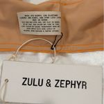 Zulu And Zephyr Signature Crop Bralette Bikini Top Ribbed Orange Size 2 New Photo 8