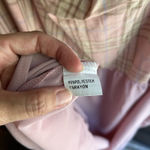 WBQ Womens Pink‎ Plaid Size XXXL Dress Long Sleeve Square Neck Midi NWT Pink Photo 6