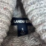 Lands' End Lands’ End Cable-Knit Turtleneck Sweater grey gray wool cotton blend Size small Photo 2