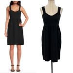 Nation Ltd Harmony Dress Smocked Mini Sleeveless Pima Cotton Black Size Medium Photo 1