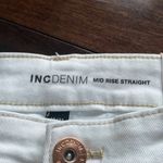 I.N.C. International Concepts Mid Rise Straight Jeans White Women’s size 31 NWT Photo 1