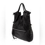 Foley + Corinna's downtown tote crossbody in black with silver hardware Photo 4