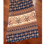 Blu Pepper  Medium Sheer Boho Patterned With Criss Cross Back Blouse Photo 10