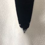 Maje  Black & White Tank Dress Wool Bottom Leather & Grommets Size 36 Photo 6