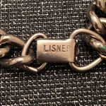 Vintage Lisner silver tone bracelet with gold filled basketball charm Photo 3