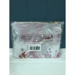 Chico's Clutch Wristlet Purse Bag Pink White Floral Zip Closure Makeup Pouch NEW Photo 4