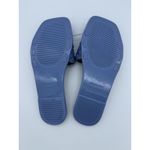 Old Navy NEW  Jelly Sandals Womens 8 Blue Slides Coastal Travel Vacation Wedding Photo 3