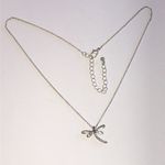 Silver Tone Dragonfly Boho Pendant Necklace Photo 4