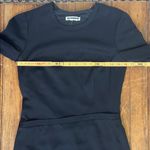 Jil Sander Jill Sanders Elegant Black Long Sleeve midi Dress Photo 3