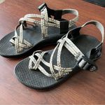 Chacos Chaco Women’s Gray Black Z Strap Toe Loop Sandals 7 Photo 0