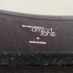 New York & Company Black Cowl Neck Long Sleeve Tee Size XL Photo 2