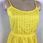 United Colors Of Benetton Benetton Yellow Sleeveless Cotton Summer Dress New S Photo 4