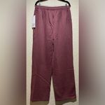 Alo Yoga NWT Accolade Straight Leg Sweatpants Burgundy Truffle Size L Photo 4
