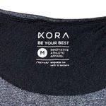 Kora Gray Athletic Sports Bra Tank Top Size M Photo 3