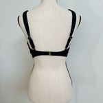 Ralph Lauren  Black Underwire Ruffle Bikini Top Women's Size 14 NWT Photo 7