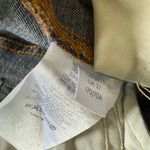 Pilcro Women's High Rise Carpenter Jeans 27 Blue Relaxed Straight Raw Hem Denim Photo 5