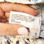 A New Day High Rise Wide Leg Floral Print Pants Cream Blue Large Photo 8