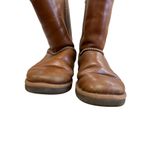 UGG  Womens Brown Leather Fur Lined Mid Calf Boots Size 8 SKU 7594 Photo 4