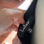 NWT Lulus Soul Connection Black Satin Long Sleeve Mini Shift Dress size XS Photo 3