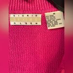 Sigrid Olsen  Pink Floral Cardigan Photo 1