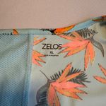 Zelos Women XL Blue Bird of Paradise Floral Print Activewear New Top Stretch Dry Photo 6